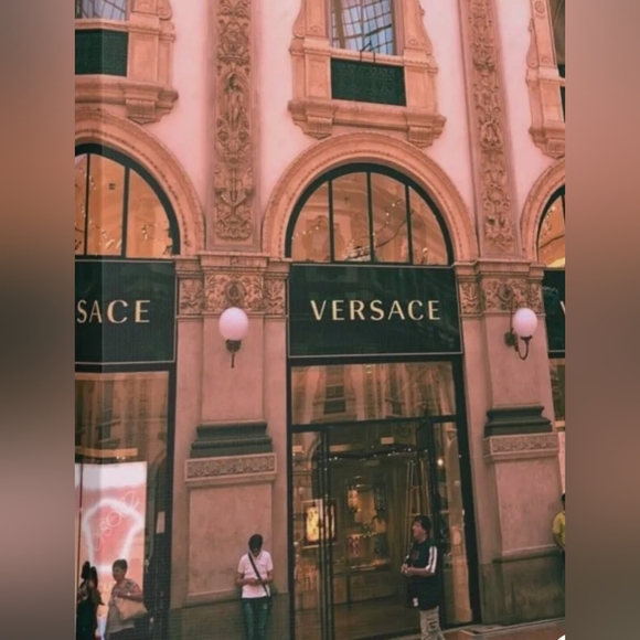 AUTHENTIC GIANNI VERSACE MEDUSA SEXY CHIC BLACK GOLD SUNGLASSES W/CASE - Picture 12 of 12